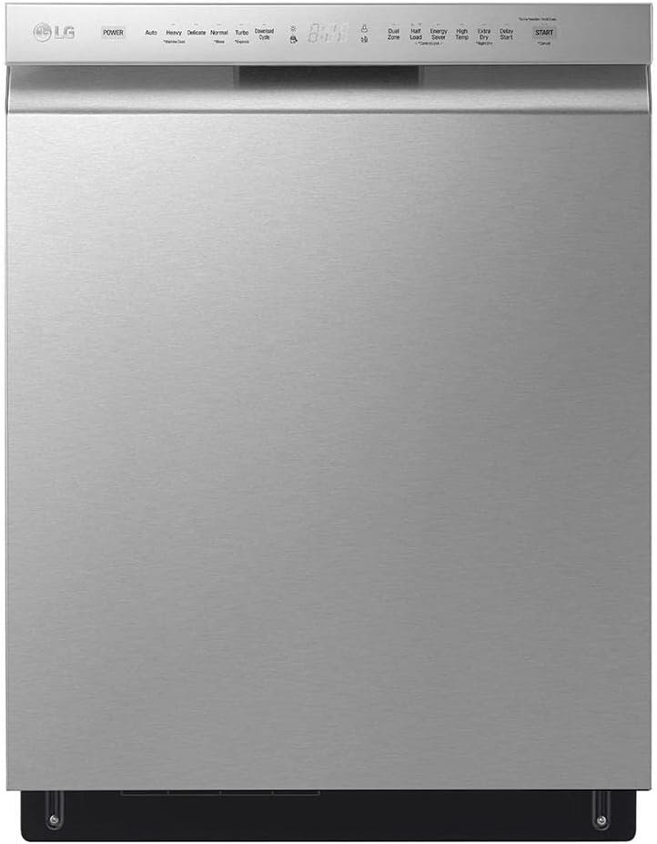 LG LDFN4542S 24-inch built-in dishwasher with QuadWash and third rack