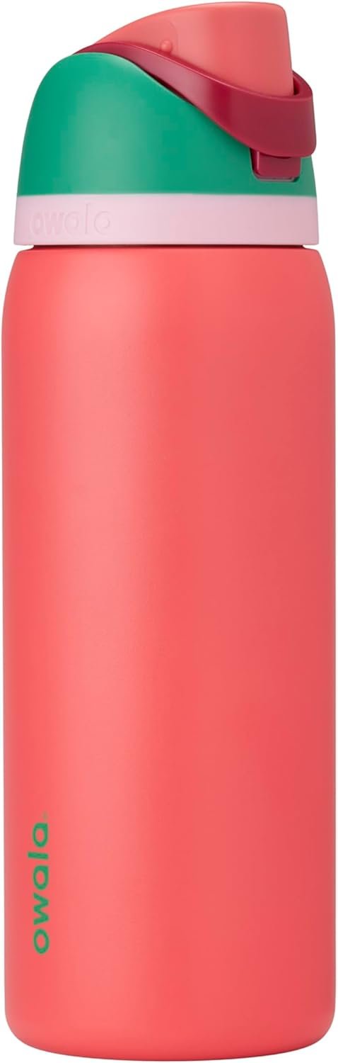 Owala FreeSip 24 oz insulated water bottle in denim color