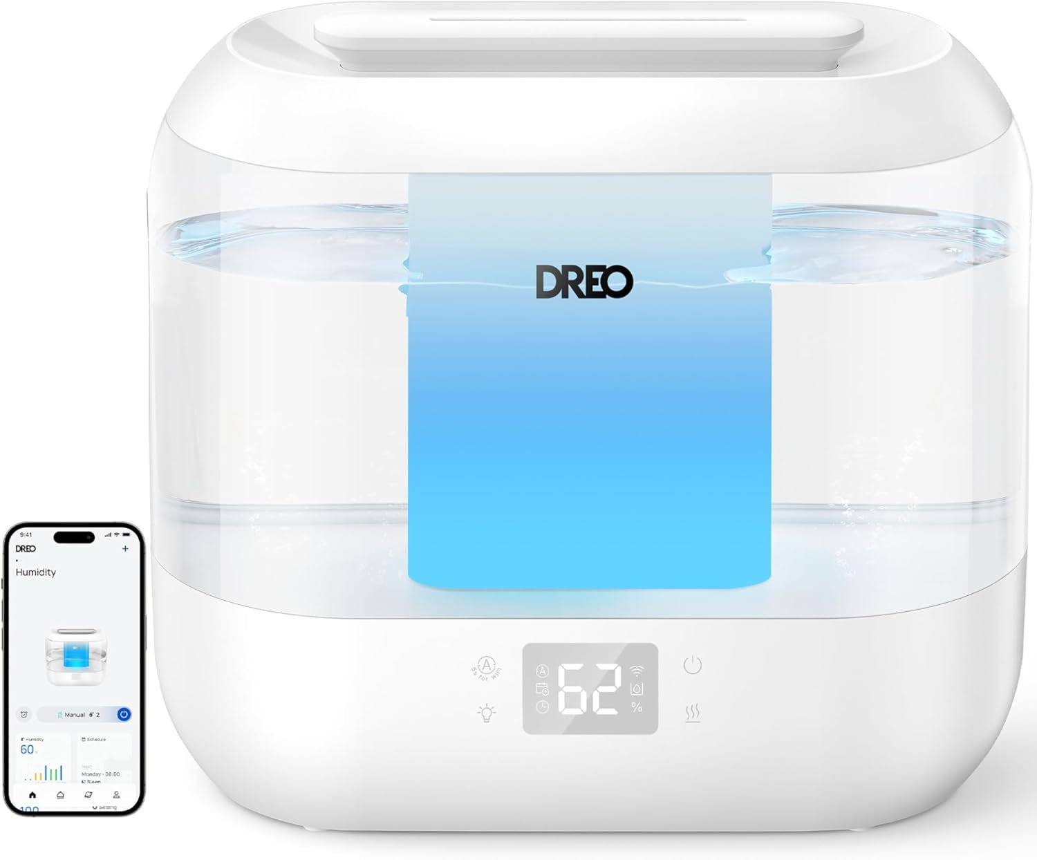 Dreo HM311S smart cool mist humidifier for dry air comfort