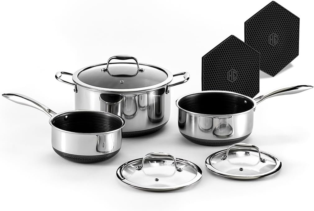 HexClad Hybrid Nonstick Cookware