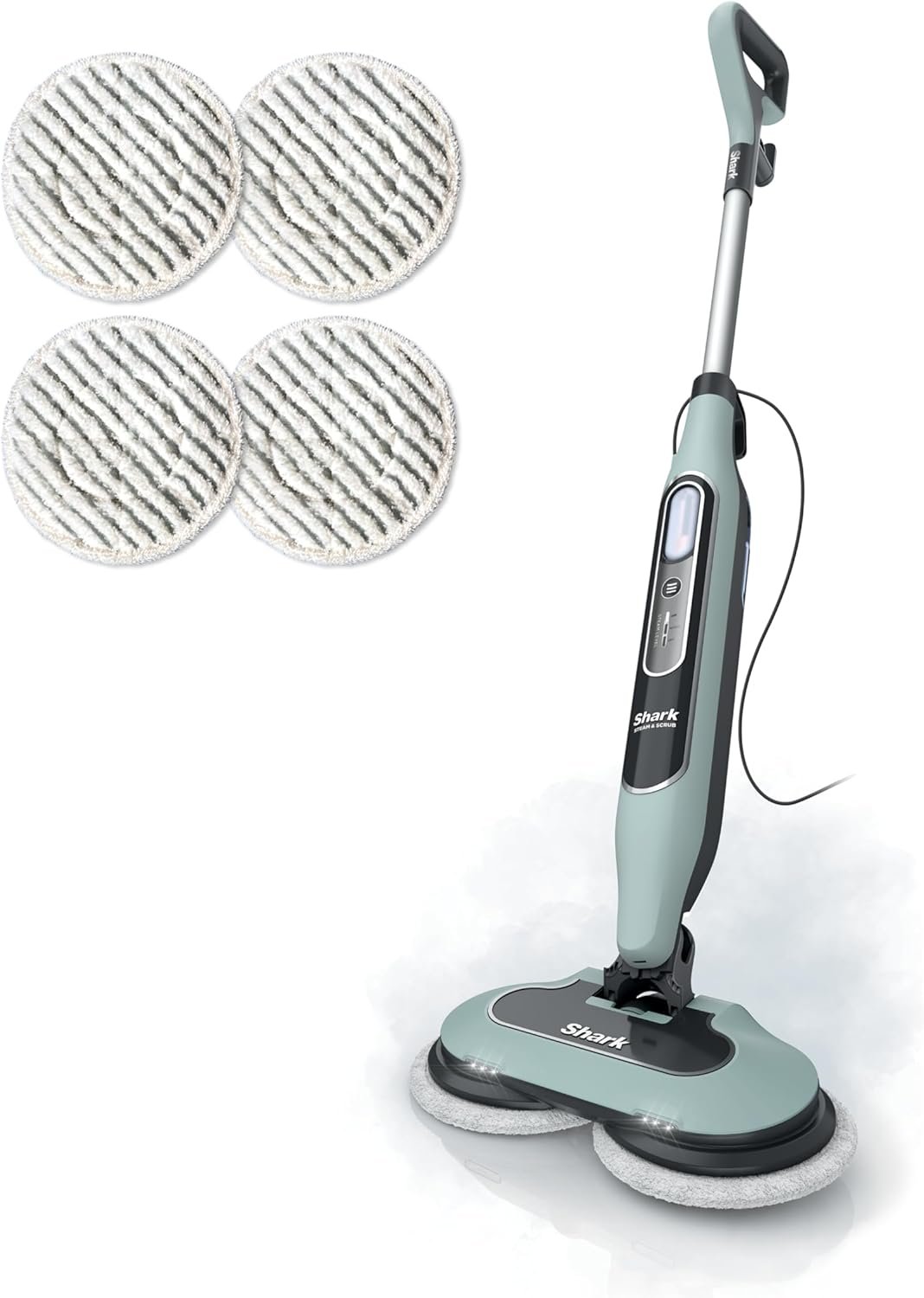 Shark Steam & Scrub S8001 steam mop with scrubbing pads