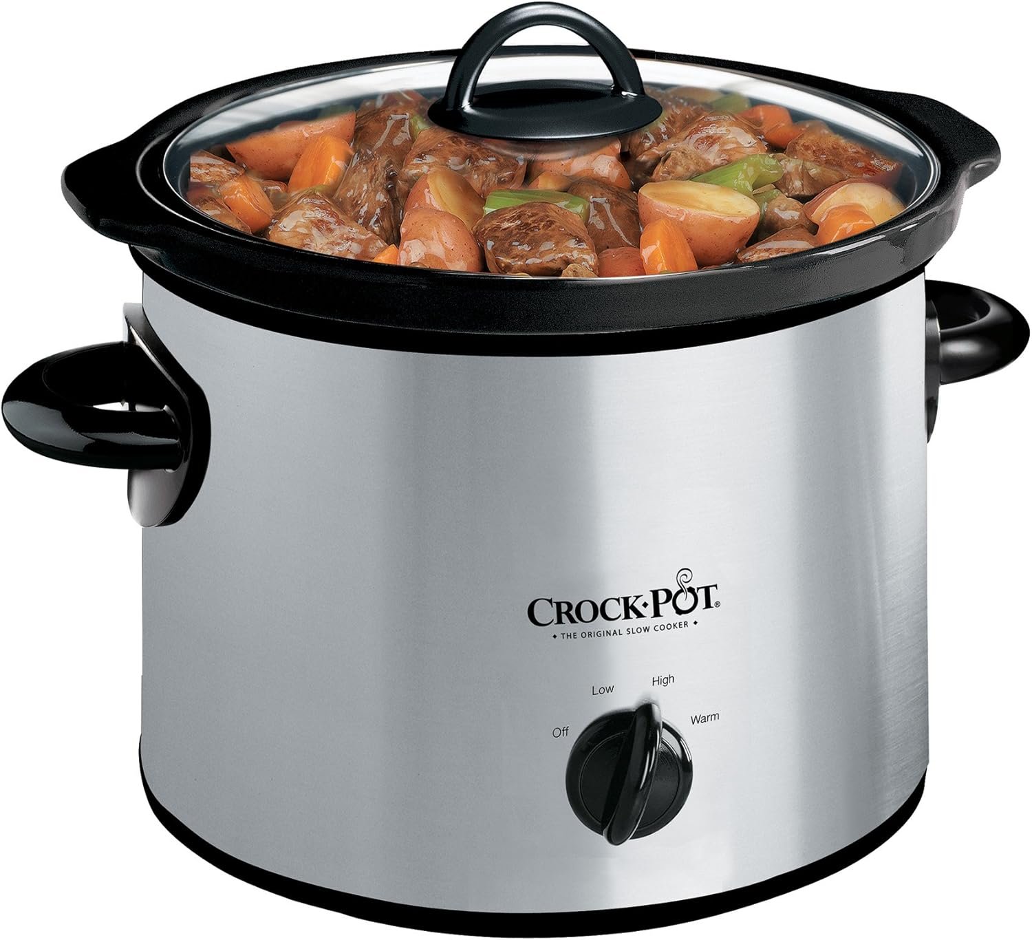 Crock-Pot 3-quart manual slow cooker with dial control