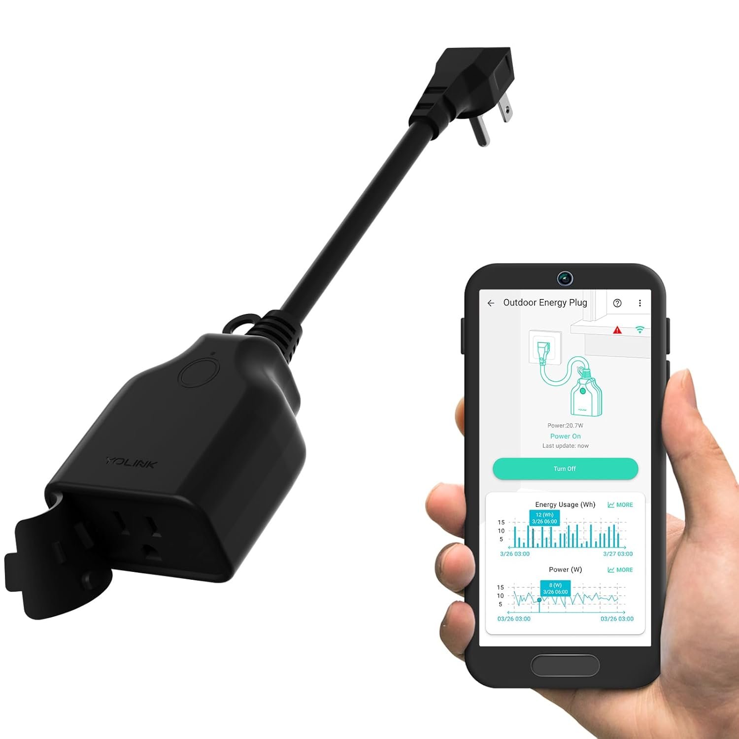 YoLink Outdoor Smart Plug