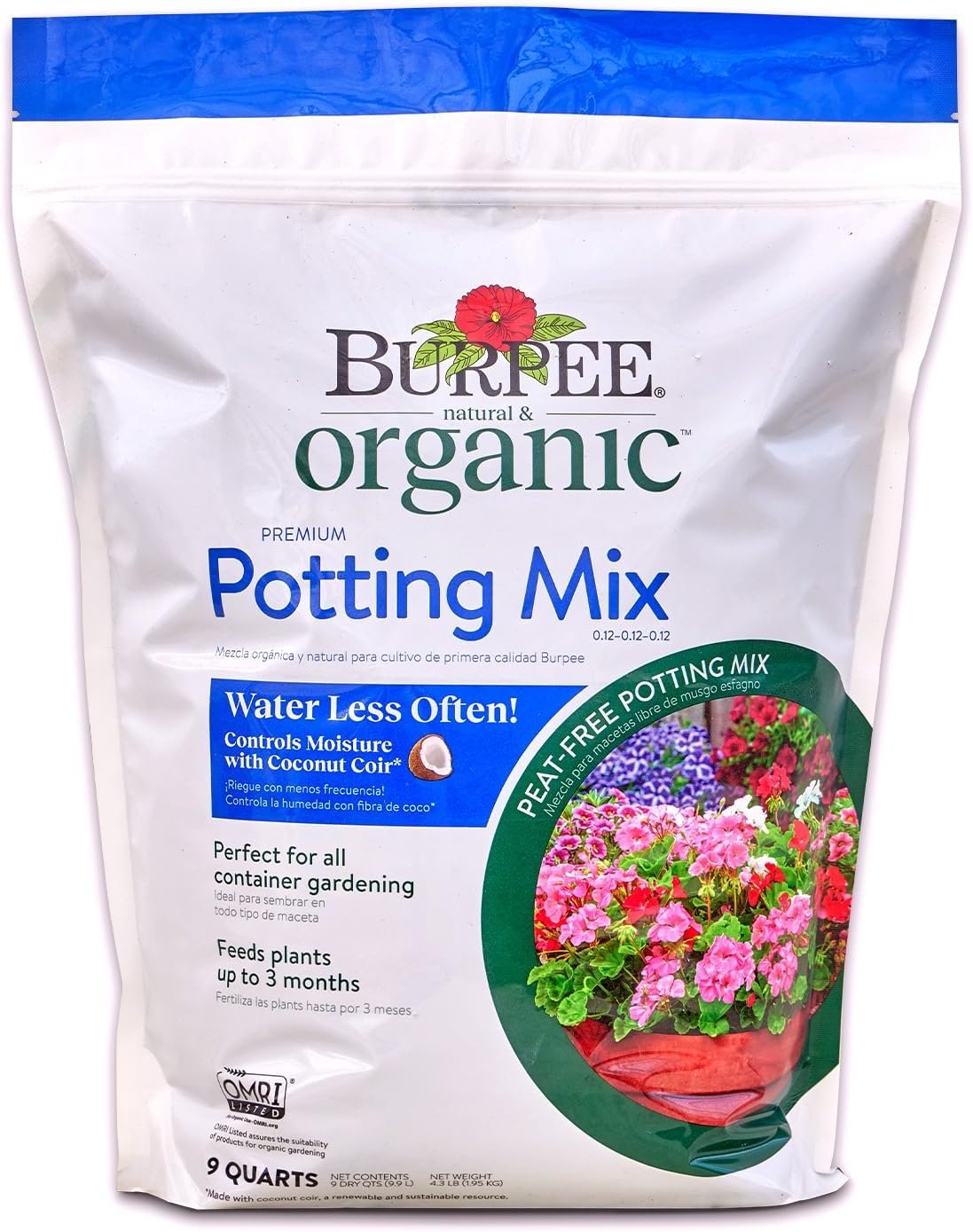 Burpee Organic Premium Potting Mix