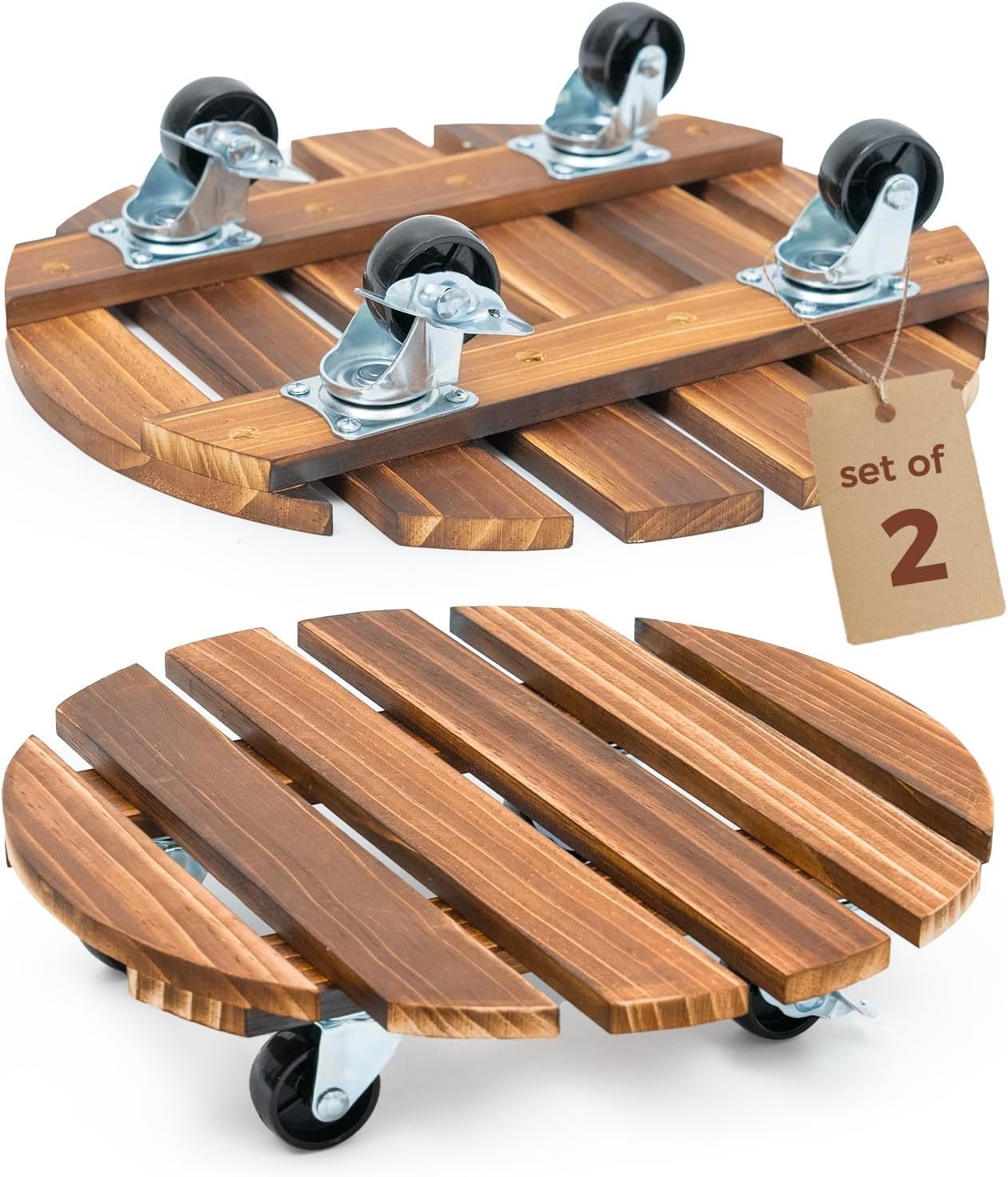 Plant Caddy with Wheels