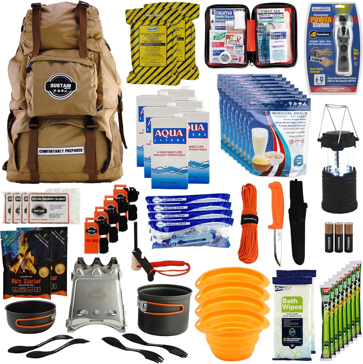 Everlit 250 Piece Survival Kit