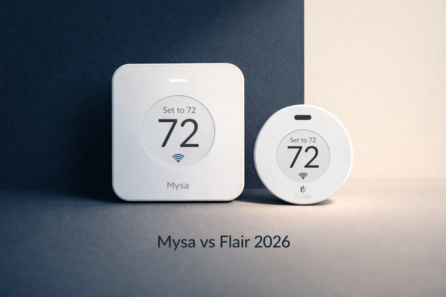 Mysa vs Flair thermostat comparison 2026 side by side