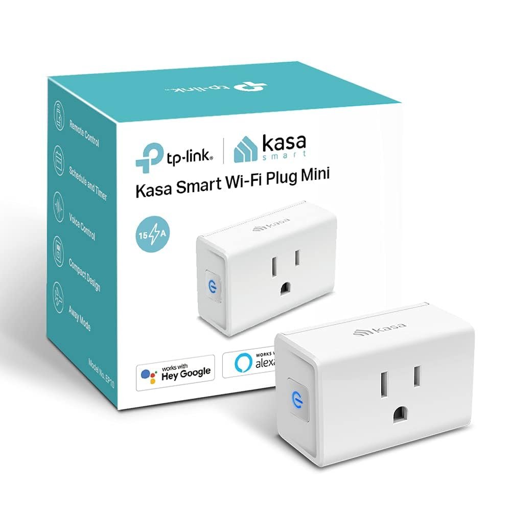 Kasa Smart Plug Ultra Mini 15A — best smart plugs for alexa with energy monitoring