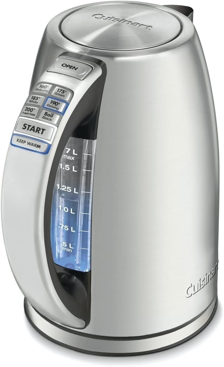 Cuisinart PerfecTemp Cordless Electric Kettle — best electric kettle for tea household daily use 2026
