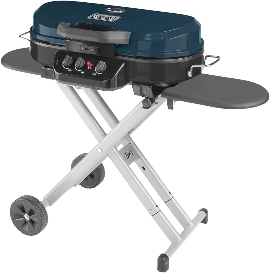 Coleman RoadTrip 285 Stand-Up Portable Propane Grill — camping large groups