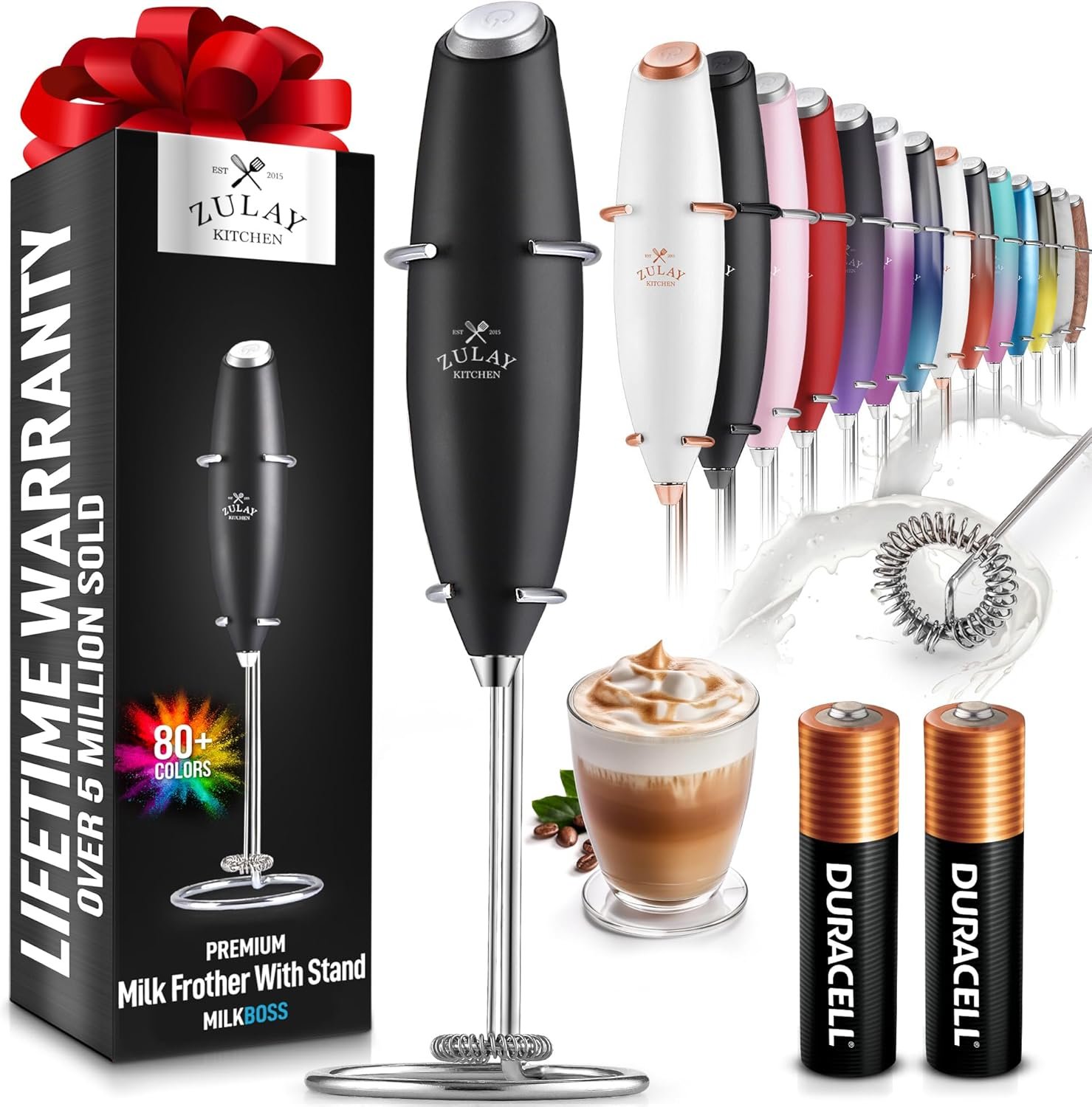 Zulay Milk Frother — best gifts for mom coffee lover