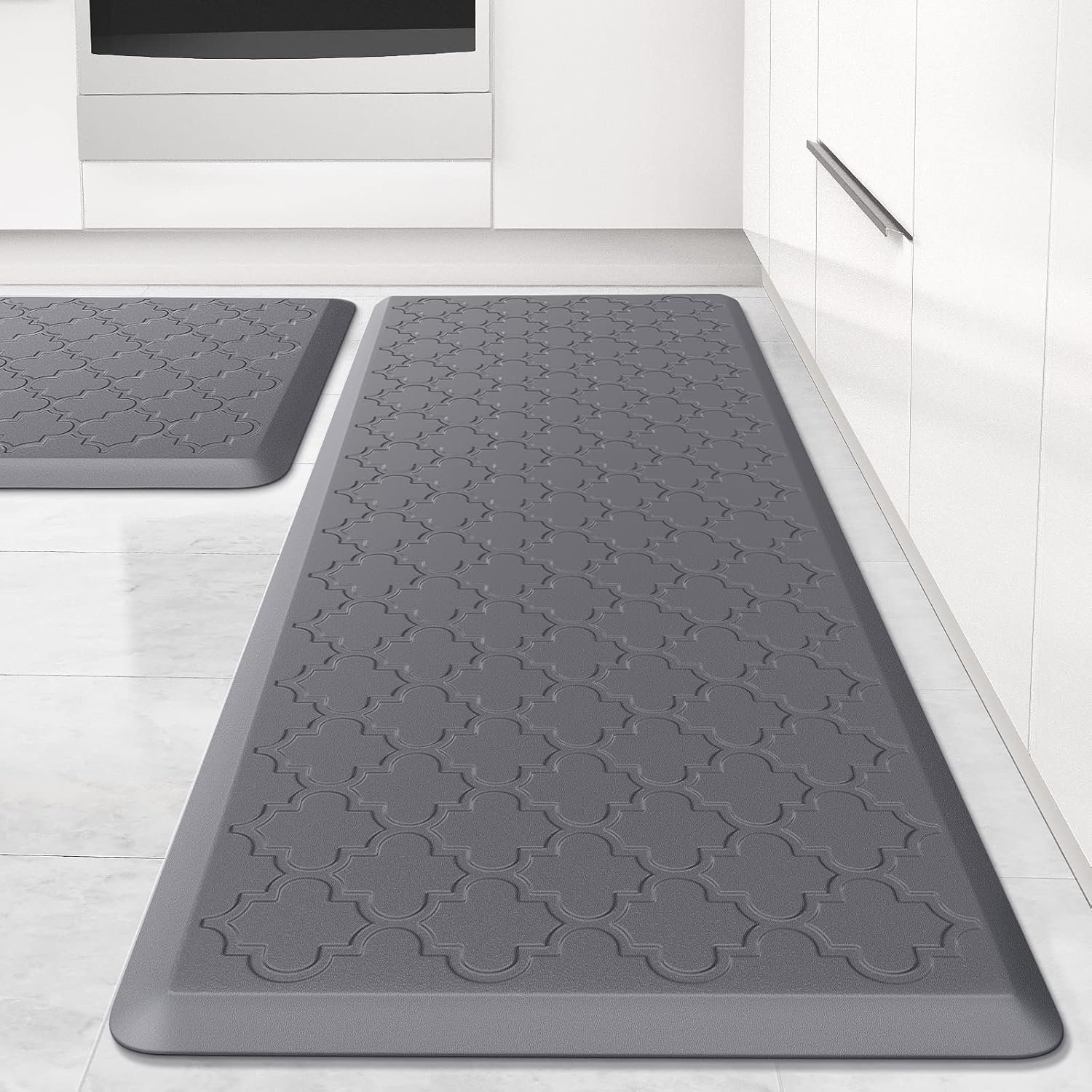 Soft Duo Kitchen Mat 2 PCS cushioned anti-fatigue waterproof non-skid ergonomic set