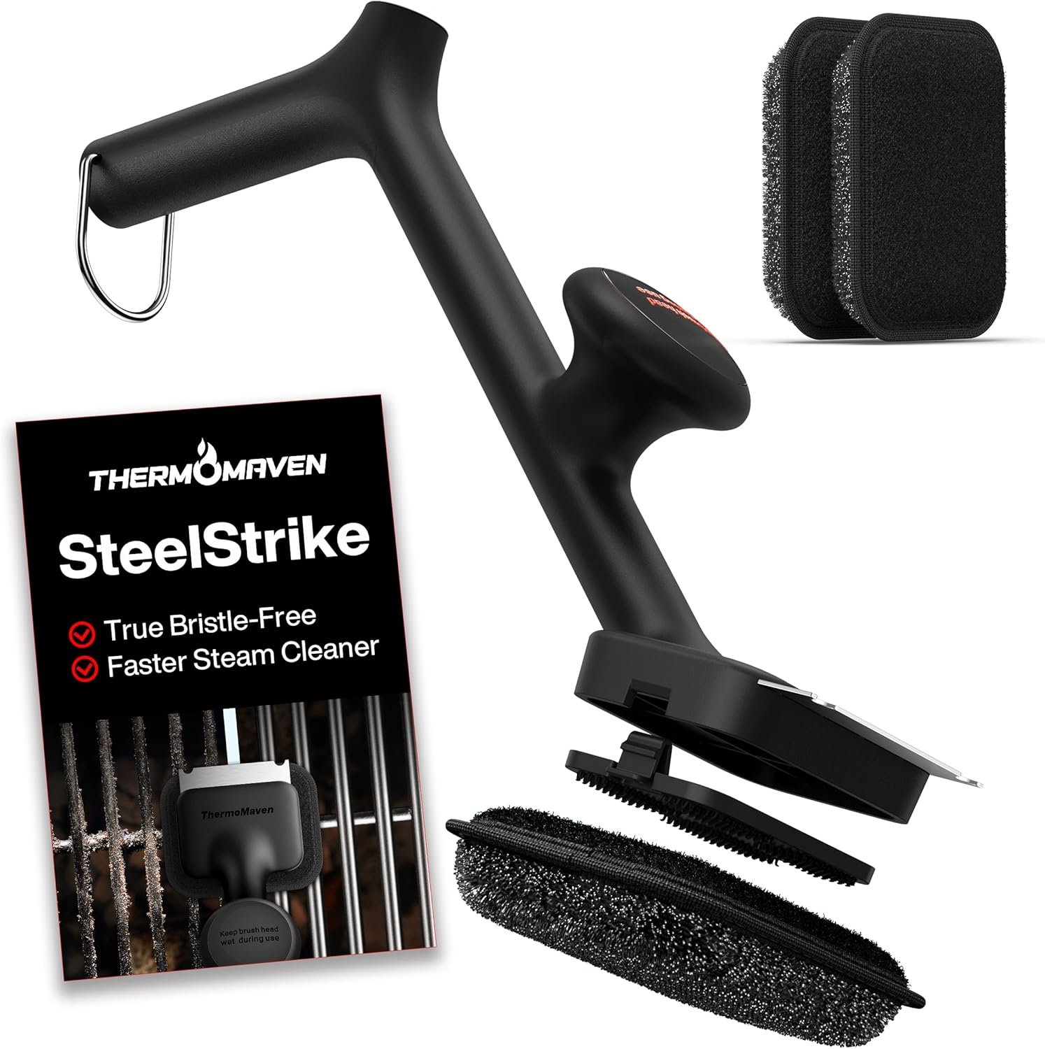 ThermoMaven Bristle-Free BBQ Grill Brush — safe Father's Day Gifts for grillers with kids