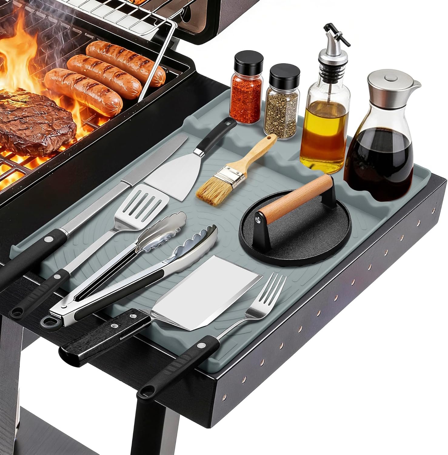 Silicone Grill Mat for Blackstone flat top griddle — Father's Day Gifts for grillers flat top