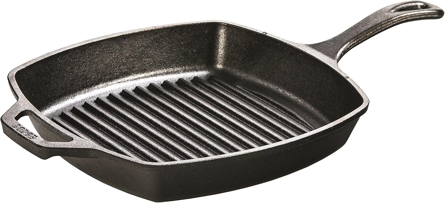 Lodge Square Cast Iron Grill Pan — premium Father's Day Gifts for grillers