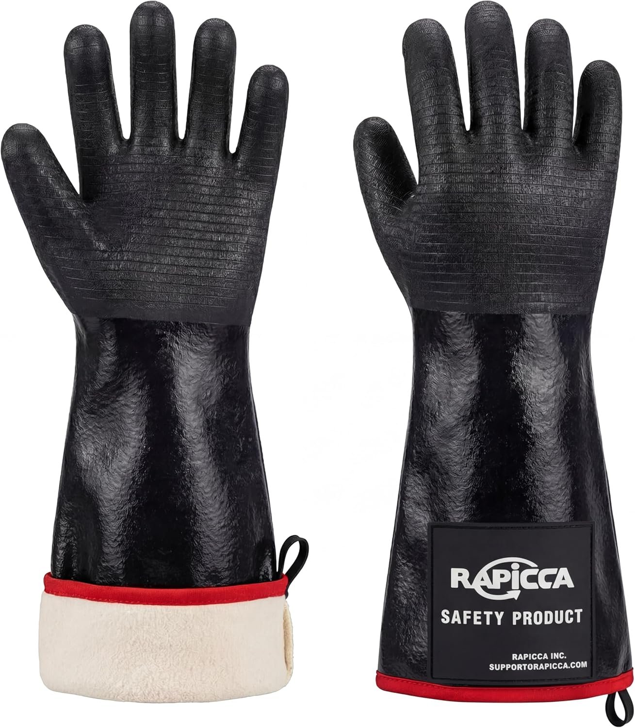 RAPICCA 932F Heat Resistant BBQ Grill Gloves — safety Father's Day Gifts for grillers