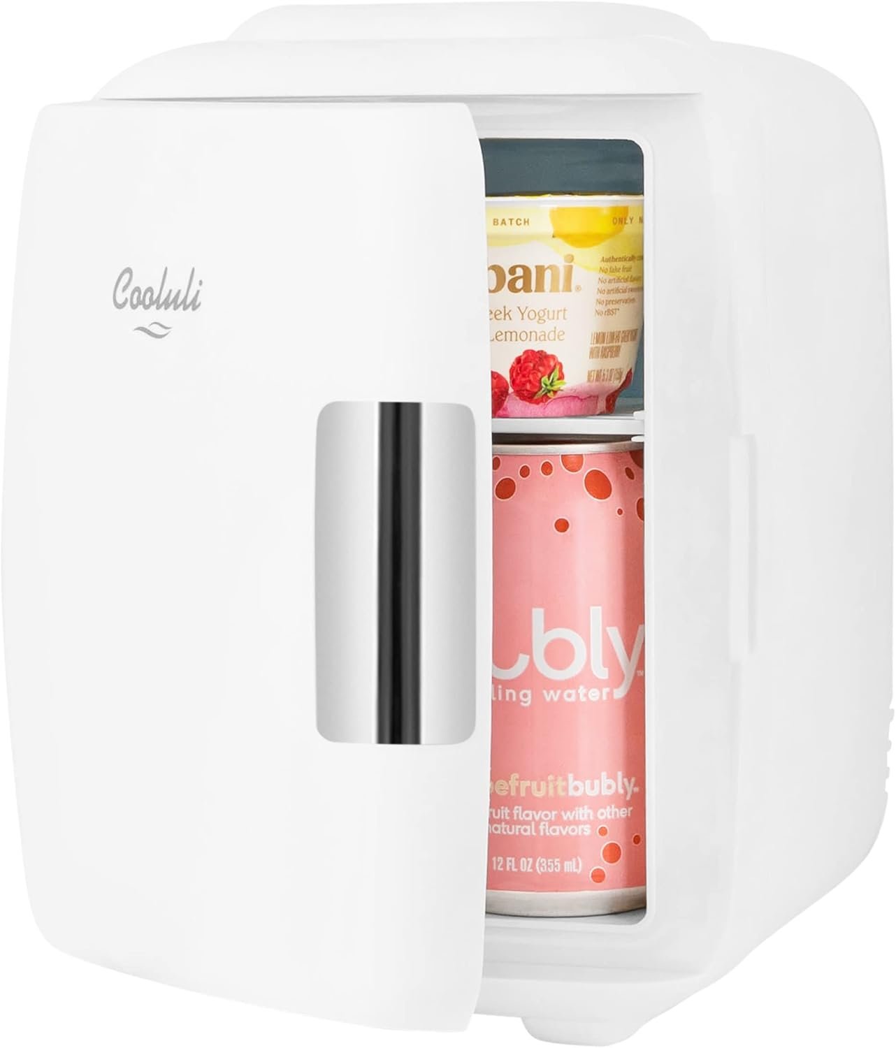 Cooluli Mini Fridge for bedroom dorm room desk — best mini fridge for dorm skincare and drinks