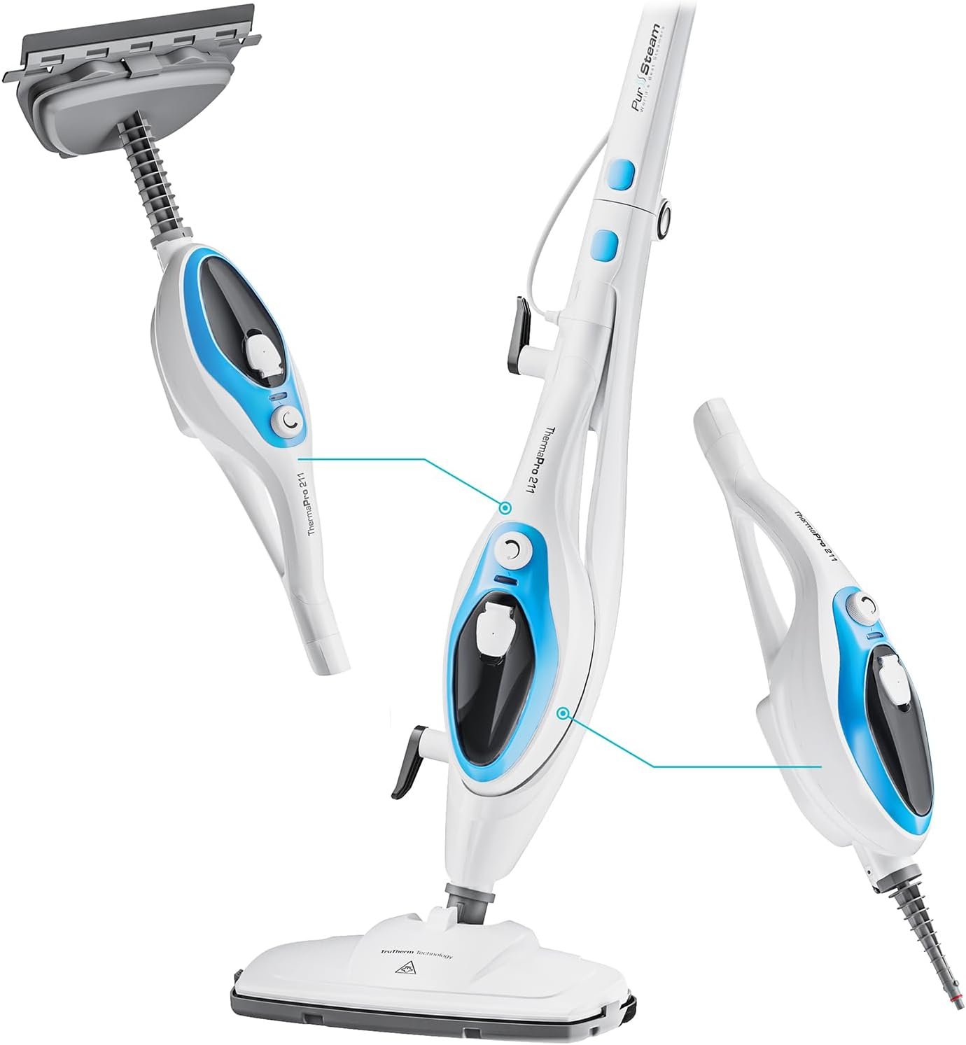 PurSteam 10-in-1 — steam mop for laminate floors multi-purpose value pick