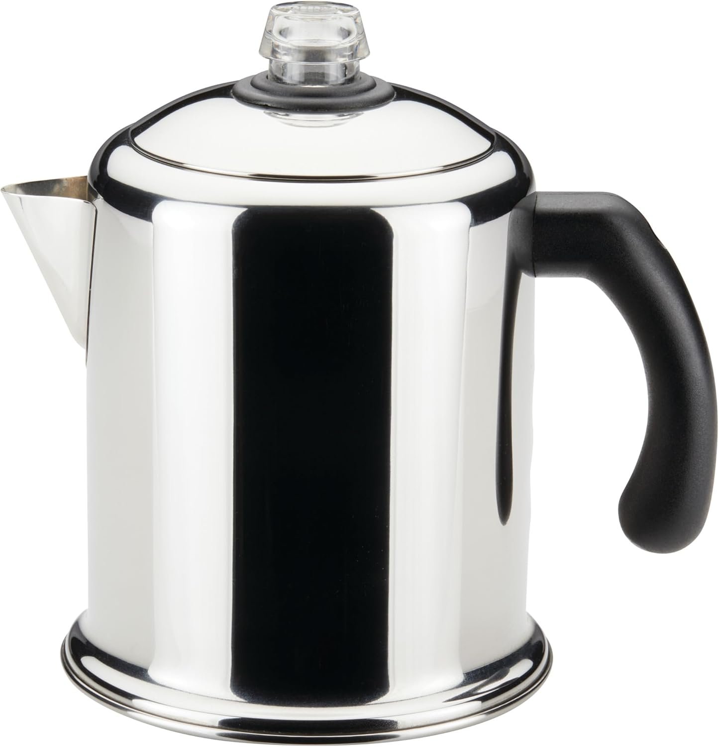 Stainless steel percolator — non-toxic coffee maker best for camping pick