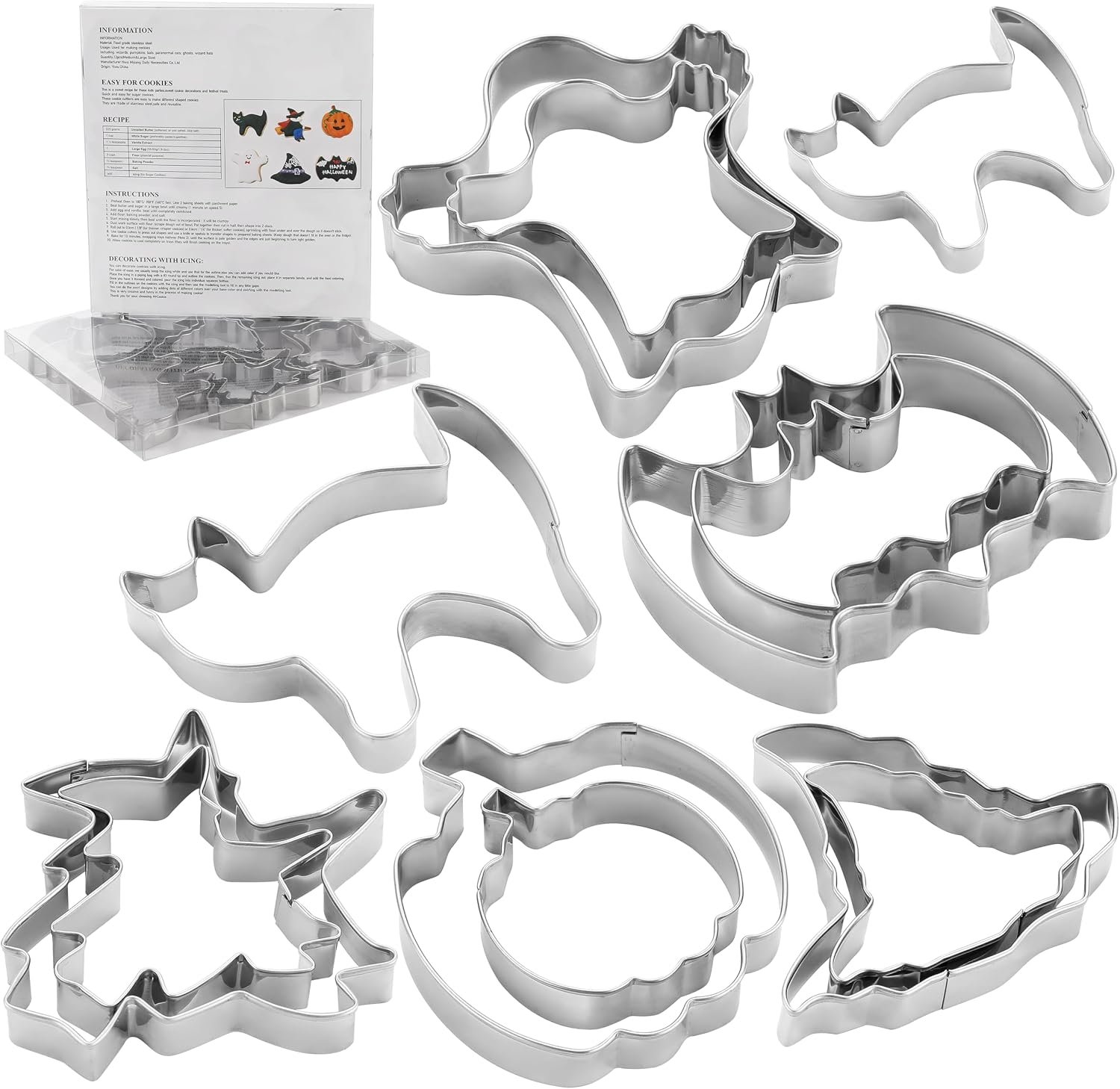 Halloween cookie cutter set — spooky kitchen gadget for baking with kids